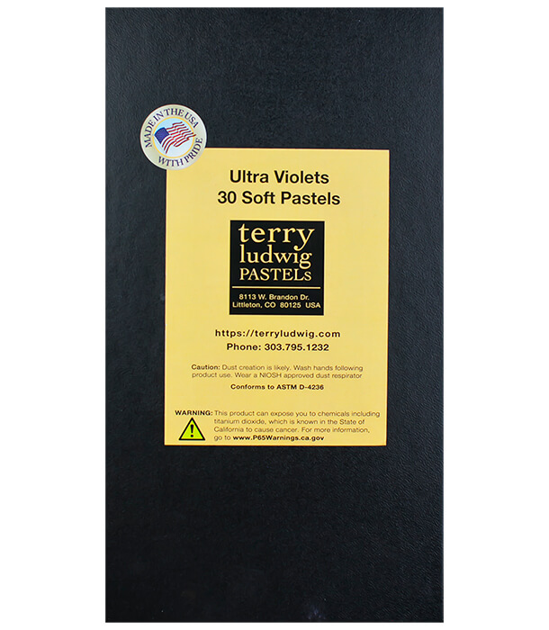 Пастель Terry Ludwig Soft Pastels - Ultra Violets (30 штук)