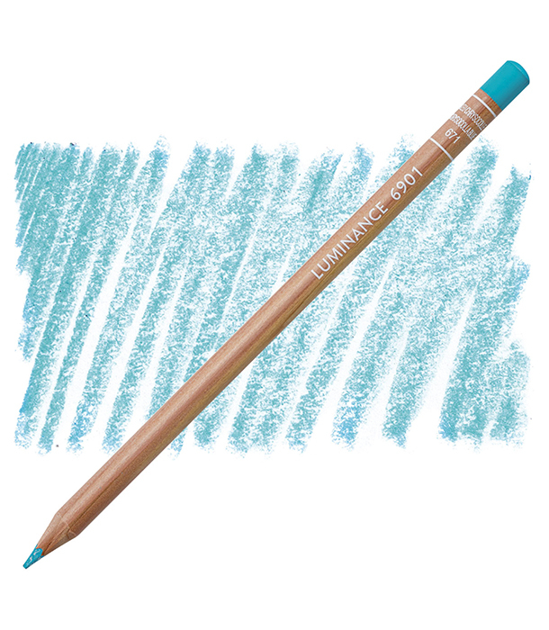 Карандаш Caran d'Ache Luminance 671 Chrysocolla Blue