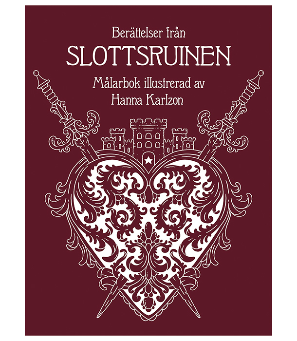 Раскраска Berättelser från slottsruinen от Hanna Karlzon (изд. Tukan förlag Швеция)
