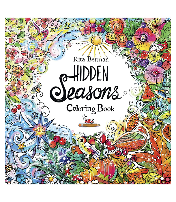 Раскраска Hidden Seasons от Rita Berman (изд. Walter Foster Publishing США)