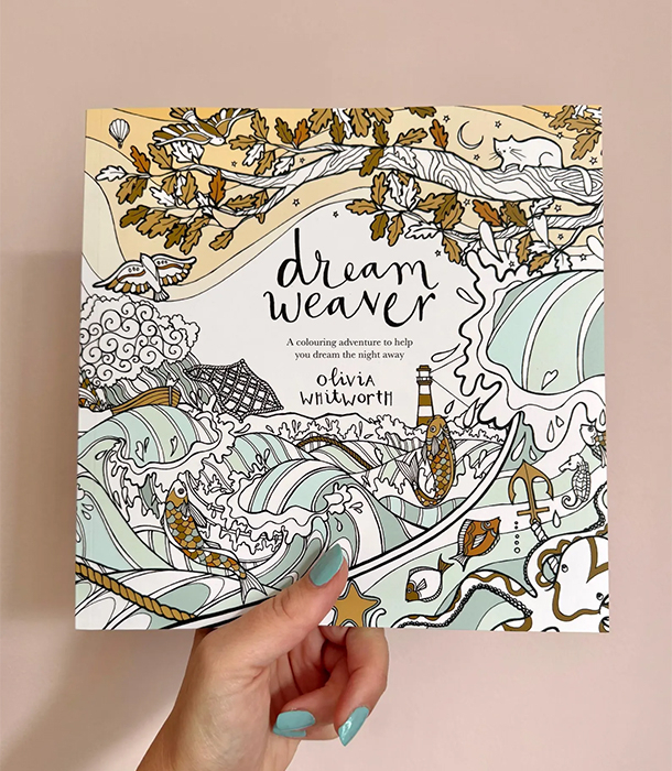 Раскраска Dreamweaver от Olivia Withworth (изд. Англия)