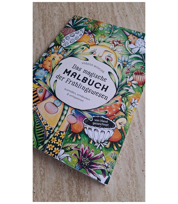 Раскраска Das magische Malbuch der Frühlingswesen от Verena Winkler (изд. Verena Winkler)
