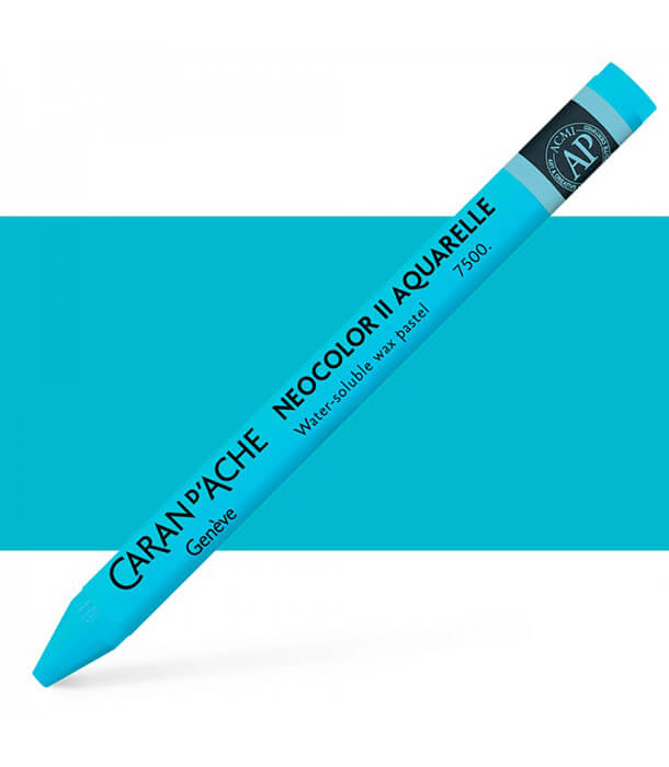 Акварельная пастель Caran d'Ache Neocolor II 171 Turquoise Blue