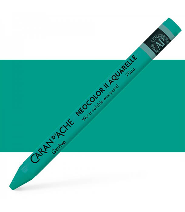 Акварельная пастель Caran d'Ache Neocolor II 190 Greenish Blue