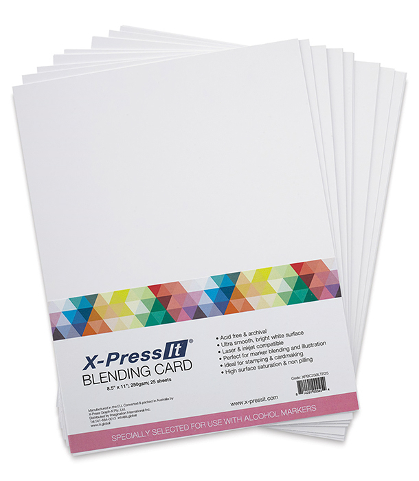 Набор листов X-Press It Blending Card 8.5 × 11 (25 штук)