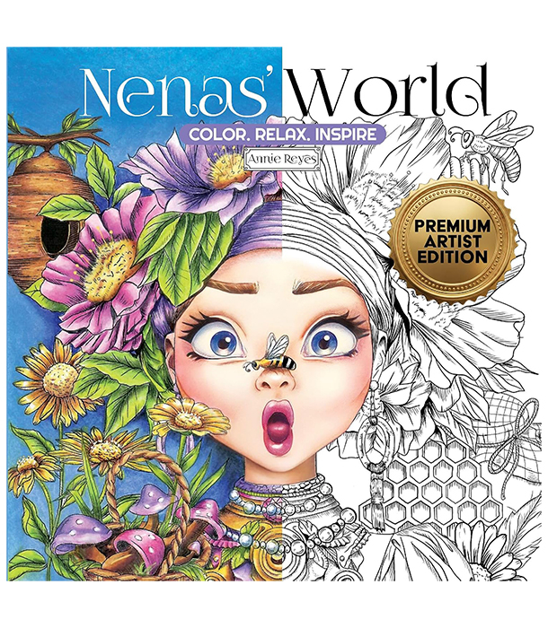 Раскраска Nenas' World Premium Artist Edition от Annie Reyes