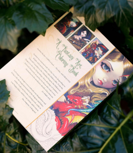 Раскраска Dragonling от Jasmine Becket-Griffith (изд. Llewellyn Publications США)