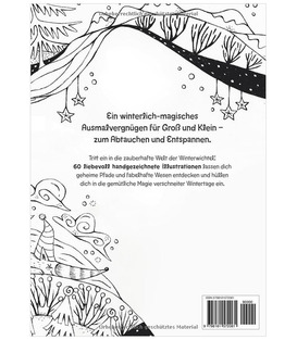 Раскраска Wichtelzauber im Winterwald от Verena Winkler (изд. Verena Winkler)