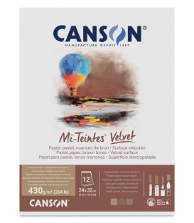 Альбом Canson Mi-Teintes Velvet Brown Tones 9.4 × 12.6 (12 листов)
