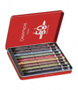Акварельная пастель Caran d'Ache Neocolor II Dark Colors, 50th Anniversary Special Edition (10 цветов)